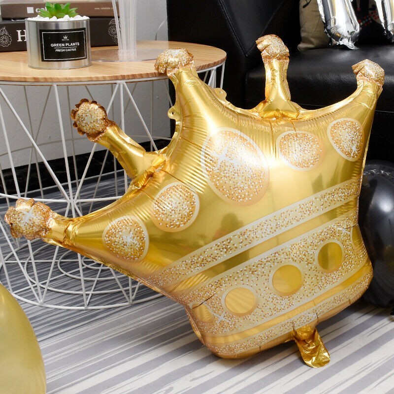 Balon Foliowy Korona Złota XL