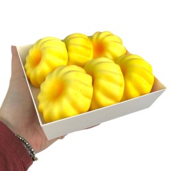 Gniotki Squishy maślane pachnące ciasteczka slow rising zestaw 6 szt.