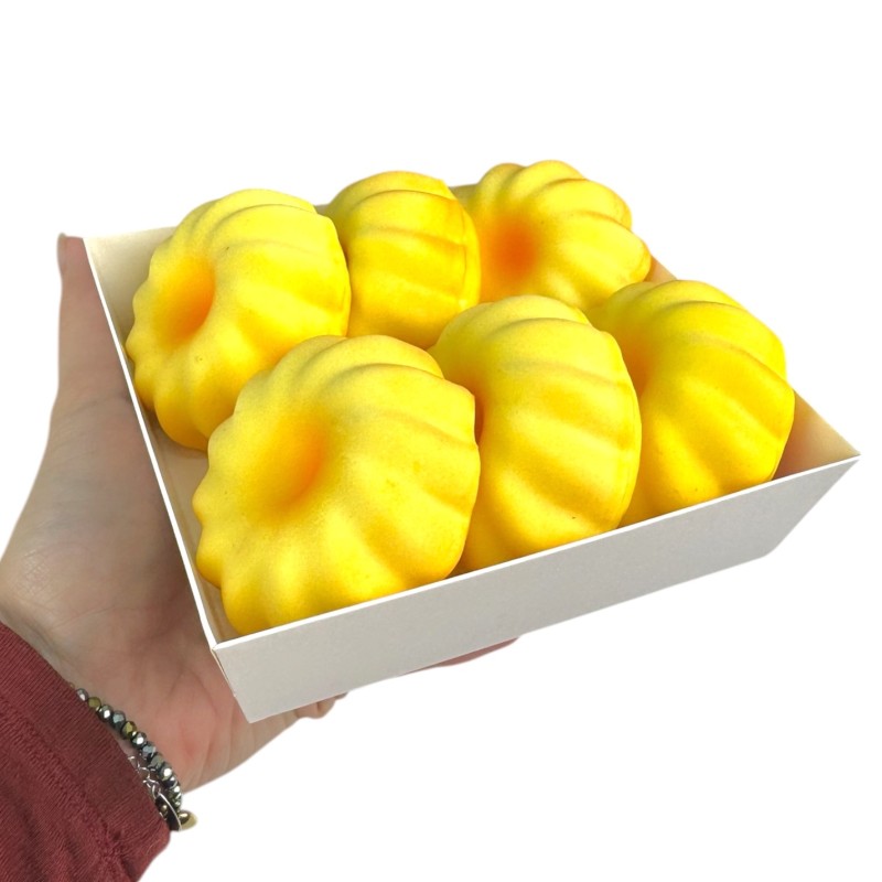 Gniotki Squishy maślane pachnące ciasteczka slow rising zestaw 6 szt.