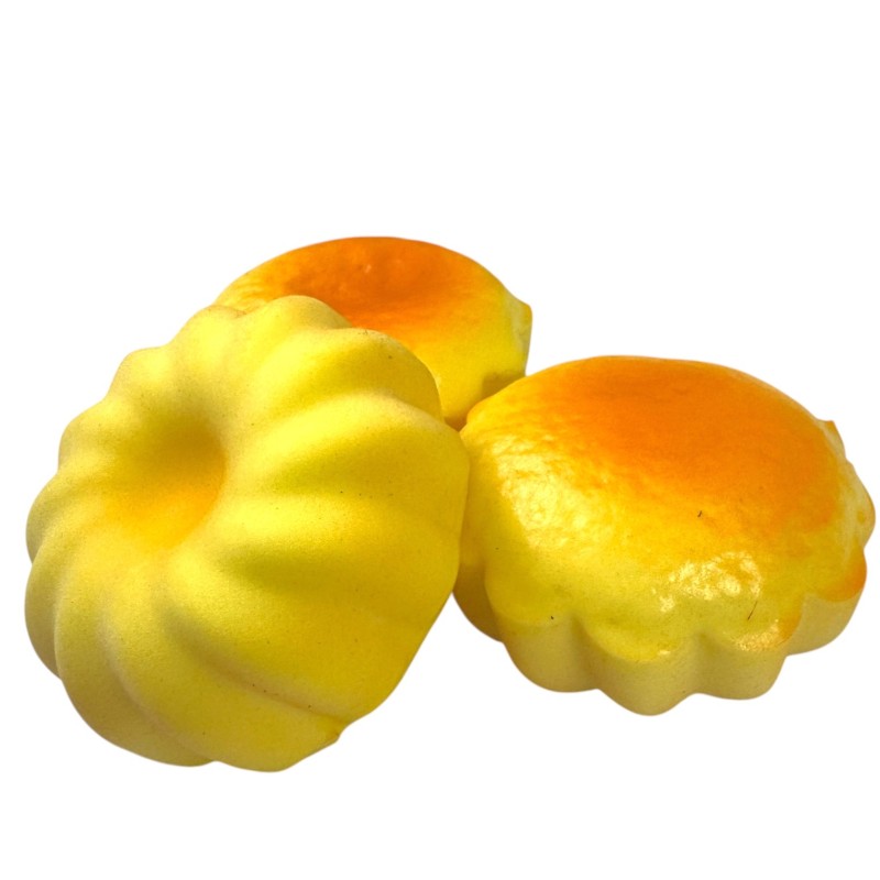 Gniotki Squishy maślane pachnące ciasteczka slow rising zestaw 6 szt.