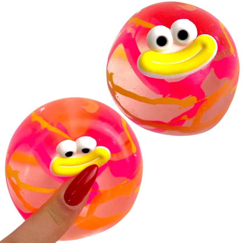 Gniotek antystresowy kulka buźka wolno odkształcająca się