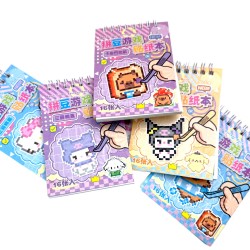 Zestaw kreatywny Domki – scenki z naklejkami mozaikowymi