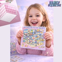 Zestaw kreatywny Domki – scenki z naklejkami mozaikowymi