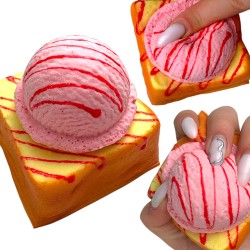 Squishy gniotek Slow Rising pachnące ciastko z lodami 7x7 cm