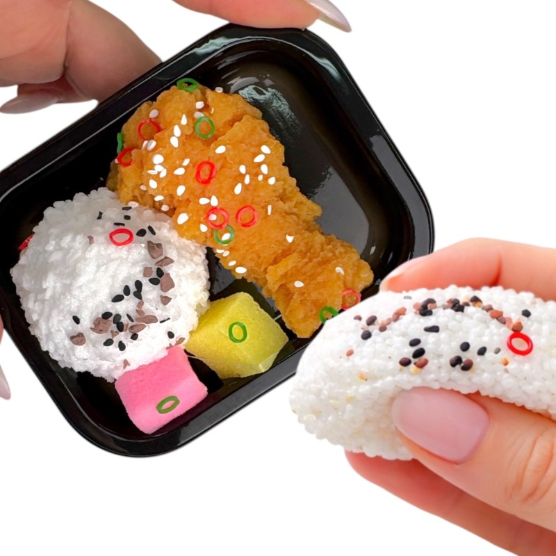 Gniotek squishy bento ryż z kurczakiem Korean Chicken Meal