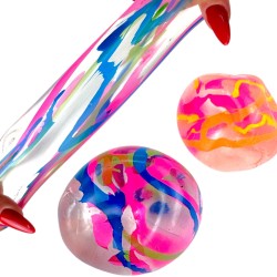 Gniotek antystresowy kulka buźka wolno odkształcająca się