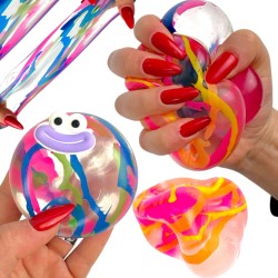 Gniotek antystresowy kulka buźka wolno odkształcająca się