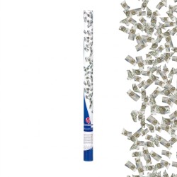 Tuba z konfetti banknoty 80 cm