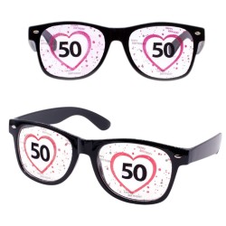 Okulary imprezowe na 50...
