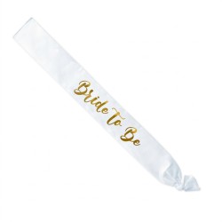 Szarfа Bride To Be biała ze...