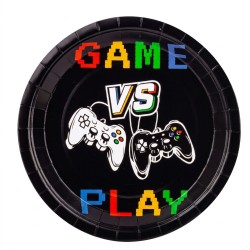 Talerzyki papierowe Game vs...