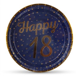 Talerzyki papierowe Happy...
