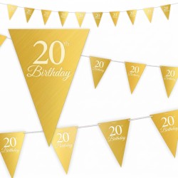 Girlanda flagi 20 Birthday...