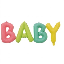 Balon foliowy napis BABY...