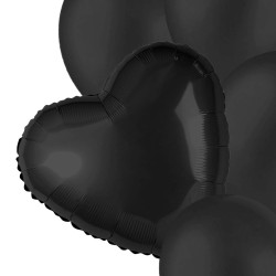 Bukiet balonów serce gwiazda 10 sztuk