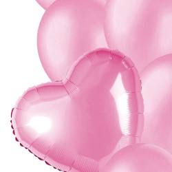 Bukiet balonów serce gwiazda 10 sztuk