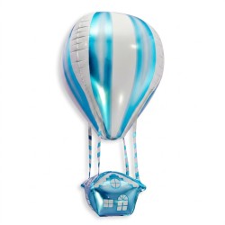 Balon foliowy niebieski z...