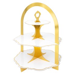 Patera biało złota 3...