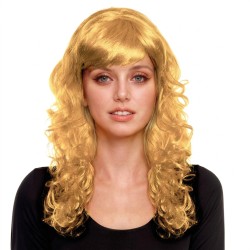 Peruka falowana blond