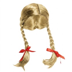 Peruka blond warkocze z...