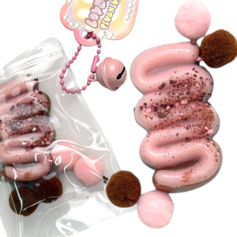 Gniotek Mochi ciasteczko brelok antystresowy 1 sztuka