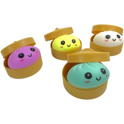 Zestaw gniotków Dumpling Pierożki z saszetką i brelokiem kapibara