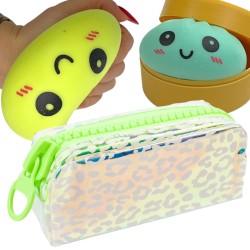 Zestaw gniotków Dumpling Pierożki z saszetką i brelokiem kapibara