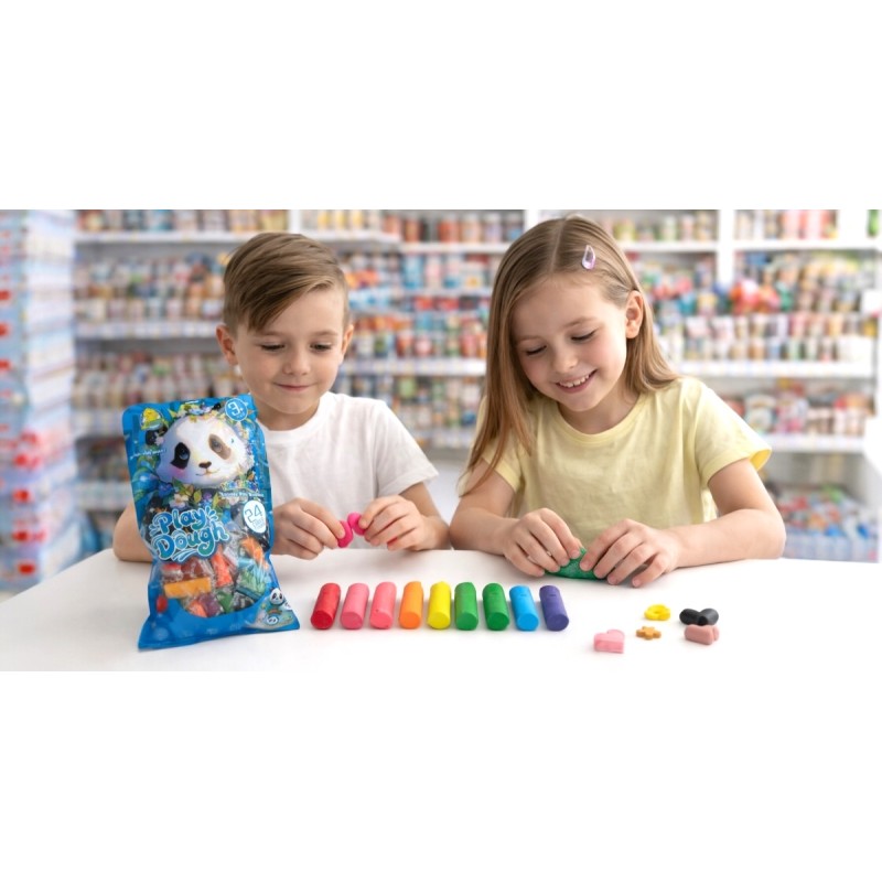 Ciastolina 12 kolorów z foremką zestaw kreatywny