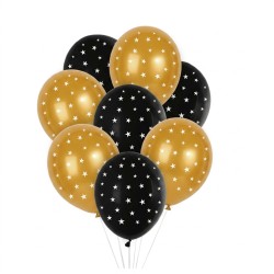 Balony lateksowe czarno...
