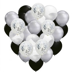 Balony dekoracyjne czarno...