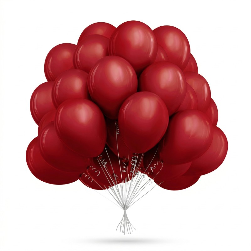Balony lateksowe czerwone 25 szt. 35 cm