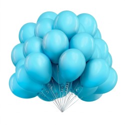 Balony lateksowe błękitne...