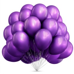 Balony perłowe fioletowe 25...