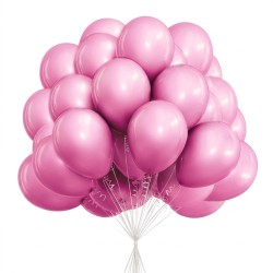 Balony perłowe różowe 25...