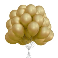 Balony perłowe złote 25...