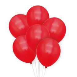 Balony lateksowe czerwone 6...
