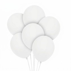 Balony pastelowe białe 40...