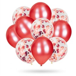 Balony urodzinowe czerwone...