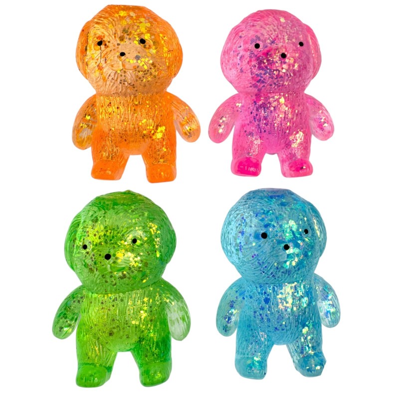 Piesek PIESIO Gniotek Gel Maltoza Brokatowy