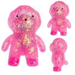 Piesek PIESIO Gniotek Gel Maltoza Brokatowy