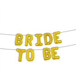 Balony foliowe litery BRIDE...
