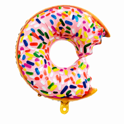 Balon foliowy cyfra 6 donut...