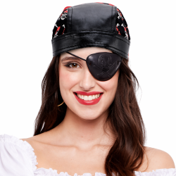 Opaska na oko pirata czarna