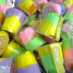 Piankolina polimerowa w kubeczku 5 cm 1 szt. różne kolory