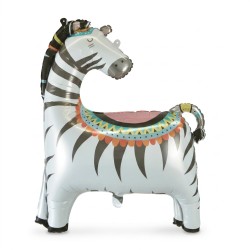 Balon foliowy zebra 76 x 88 cm