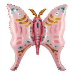 Balon foliowy motyl różowy...