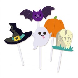 Toppery na Halloween 5 szt.