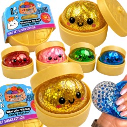 Gniotek Dumpling Brokatowy Diamentowy BaZi Kulki Orbeez w etui (Sugar Edition)