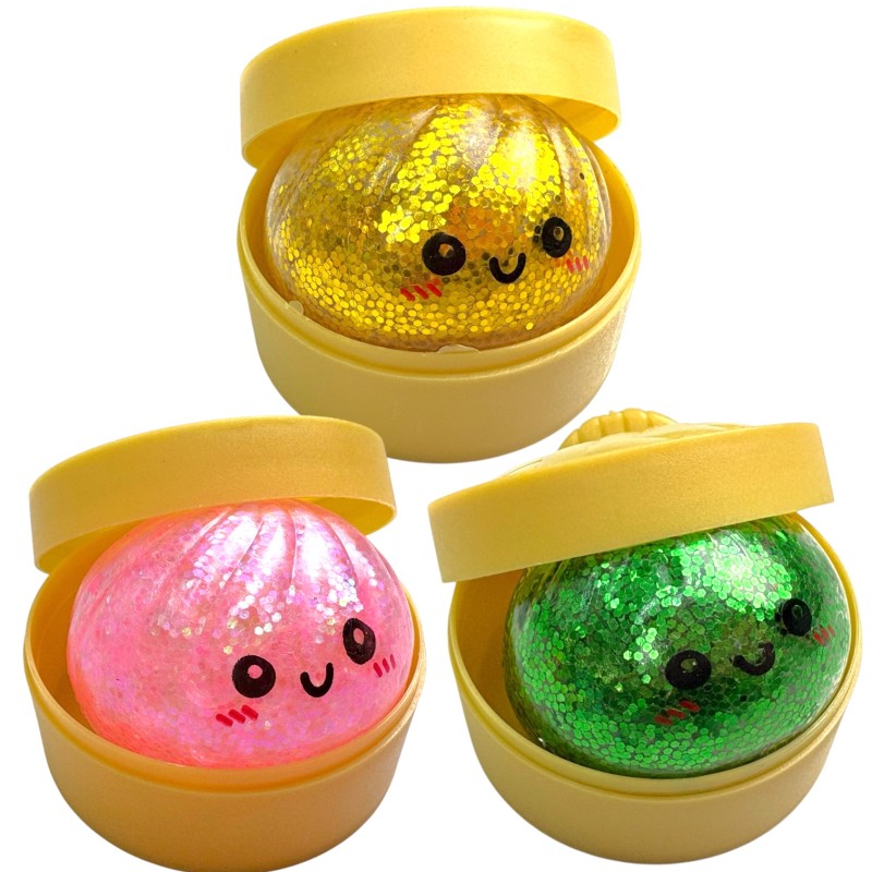 Gniotek Dumpling Brokatowy Diamentowy BaZi Kulki Orbeez w etui (Sugar Edition)