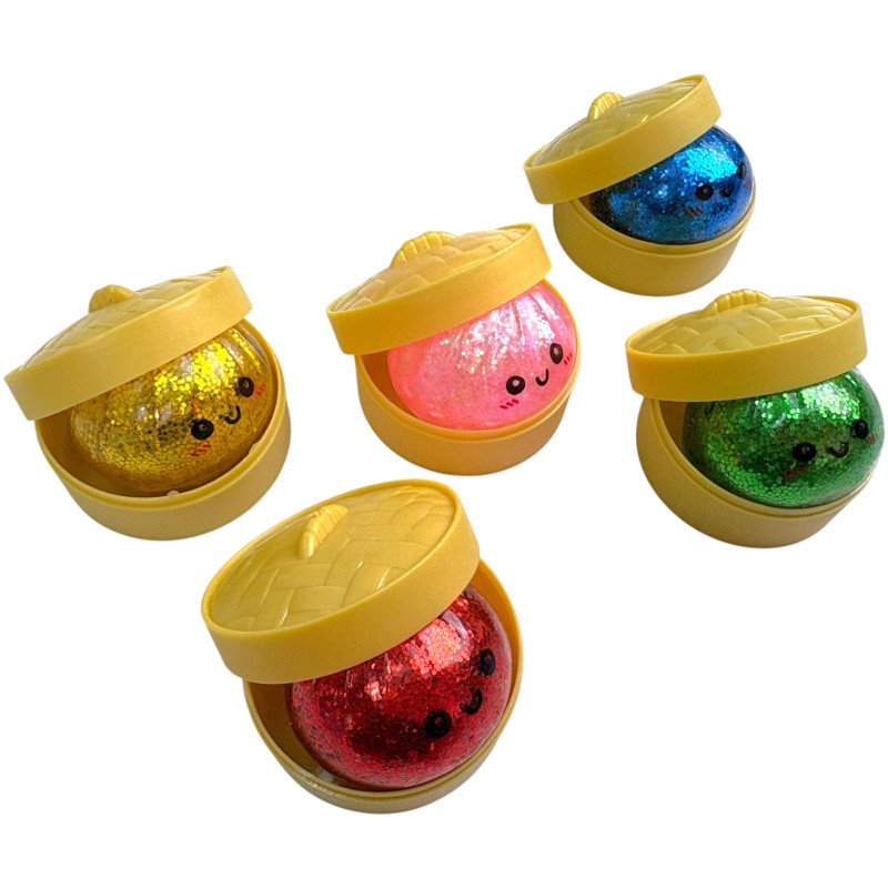 Gniotek Dumpling Brokatowy Diamentowy BaZi Kulki Orbeez w etui (Sugar Edition)